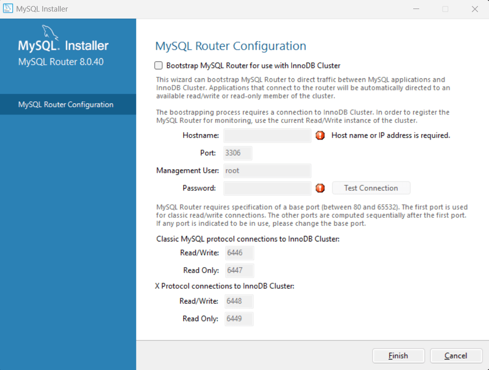 Router Configuration