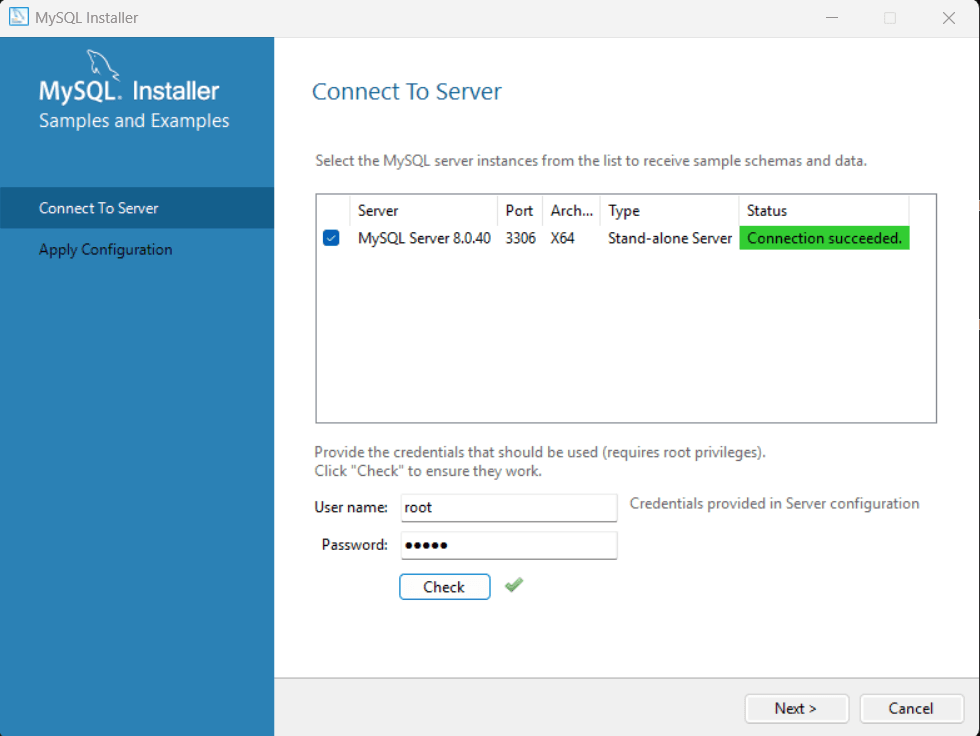 Server Configuration