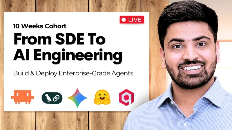 From SDE To AI Engineering 1.0 [Agents + Evals + AI System Design]