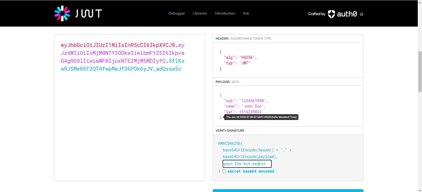 Jwt token