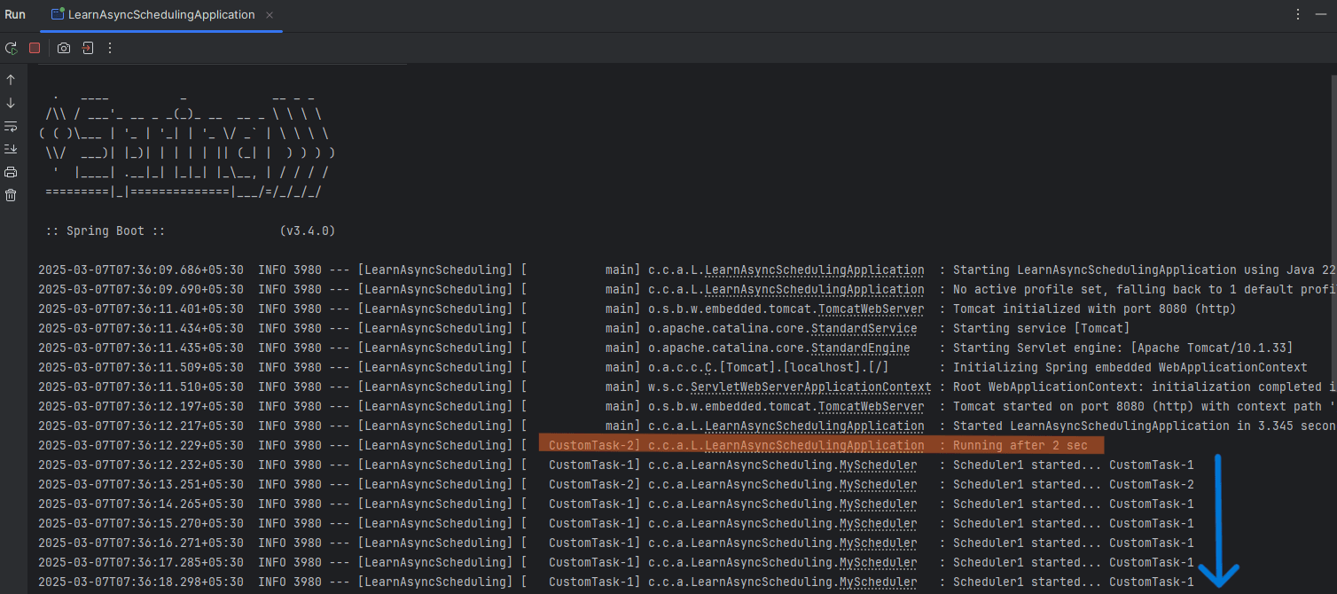 Output With Dynamic Scheduling