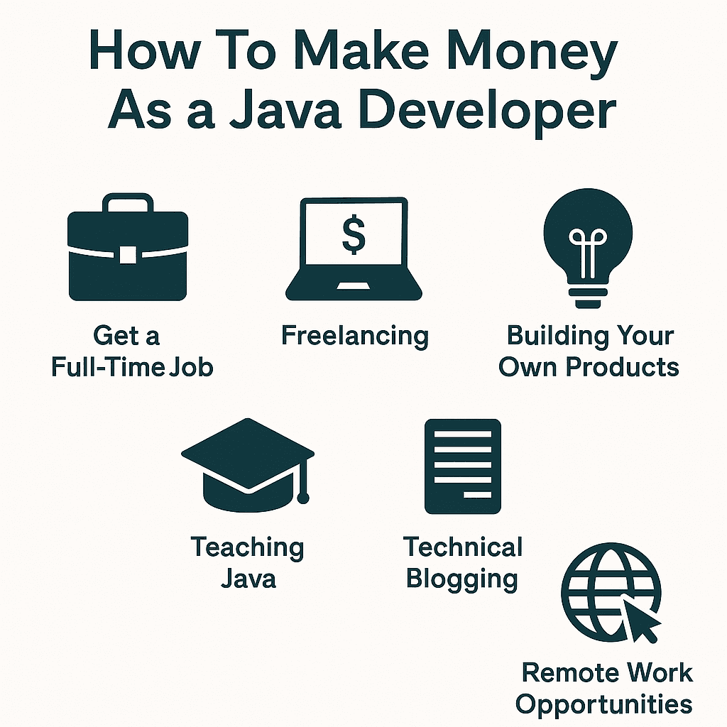 Top 7 Ways To Make Money As A Java Developer