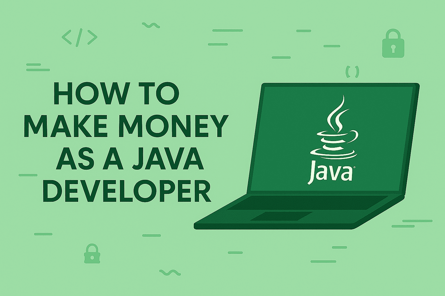 How To Make Money As A Java Developer