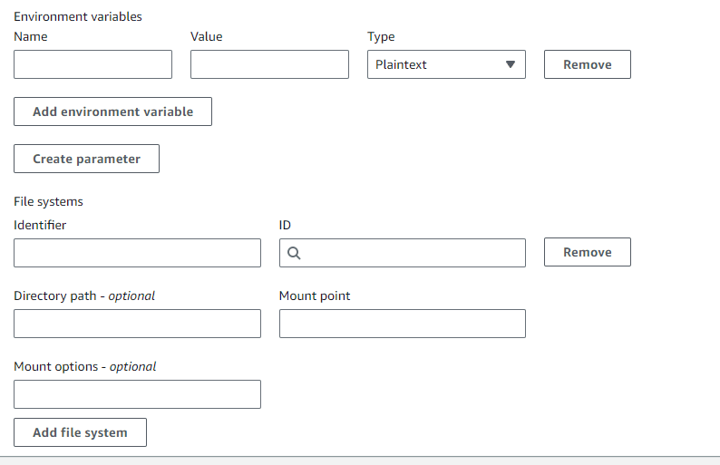 Project configuration