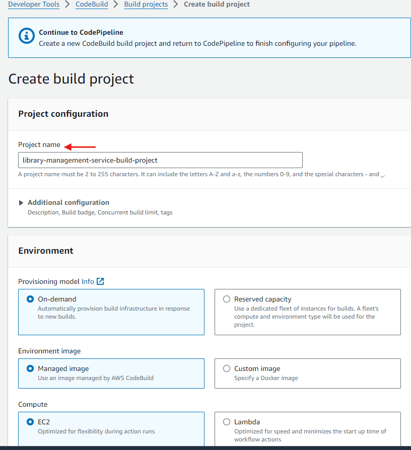 Project configuration