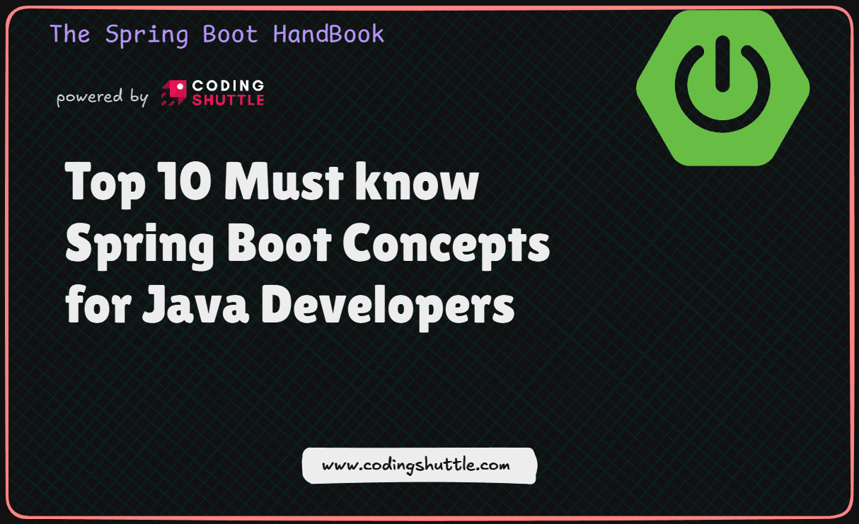 Top 10 Must-Know Spring Boot Concepts for Java Developers